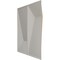 Ekena Millwork 11 7/8in. W x 11 7/8in. H Locke EnduraWall Decorative 3D Wall Panel Covers 0.98 Sq. Ft. WP12X12LOGBE - alternate 3